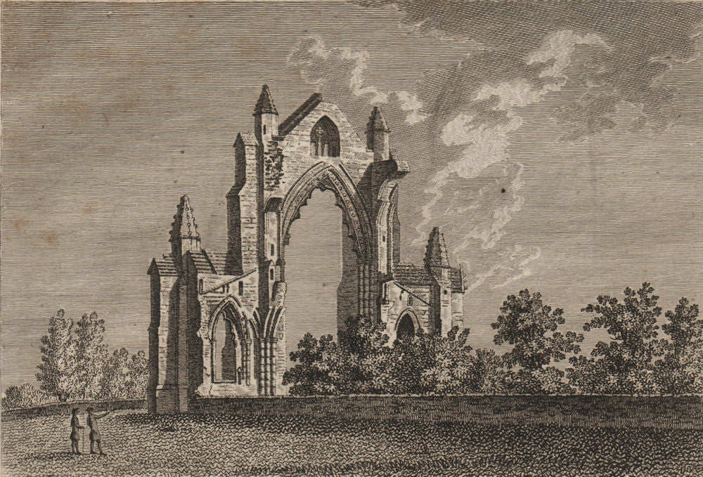 GISBOROUGH PRIORY. 'Giseburne or Gysburgh priory, Yorkshire' Plate 1. GROSE 1776